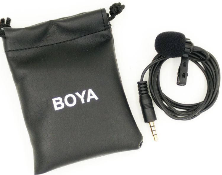 Boya BY-LM10 - петличный микрофон (Black) купить в интернет-магазине icover