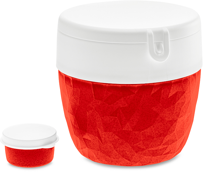 

Ланч-бокс Koziol Bentobox L Organic красный