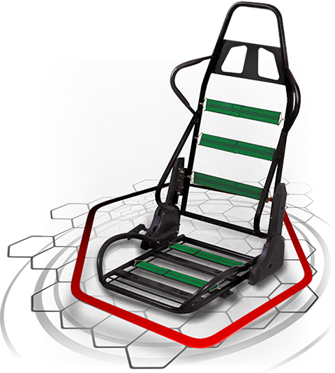 DXseat A24/XW - компьютерное кресло (Black/White) купить в интернет-магазине icover