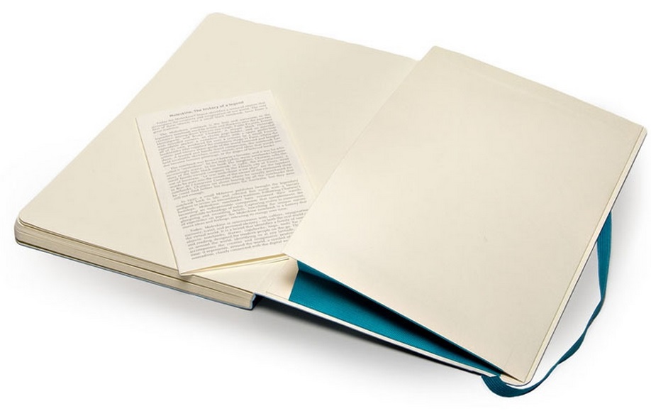 Нелинованный блокнот Moleskine Classic Soft Large QP618B6 (Turquoise) купить в интернет-магазине icover