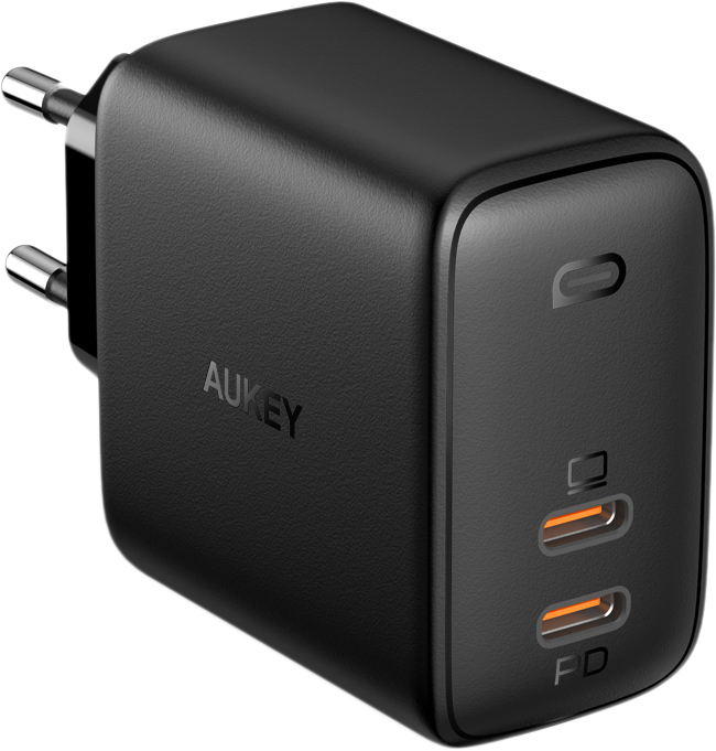 

Сетевое зарядное устройство Aukey Omnia Duo PD 65W 2xUSB-C PA-B4 (Black)