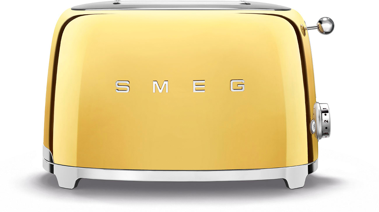 

Тостер Smeg (TSF01GOEU) на 2 ломтика (Gold)