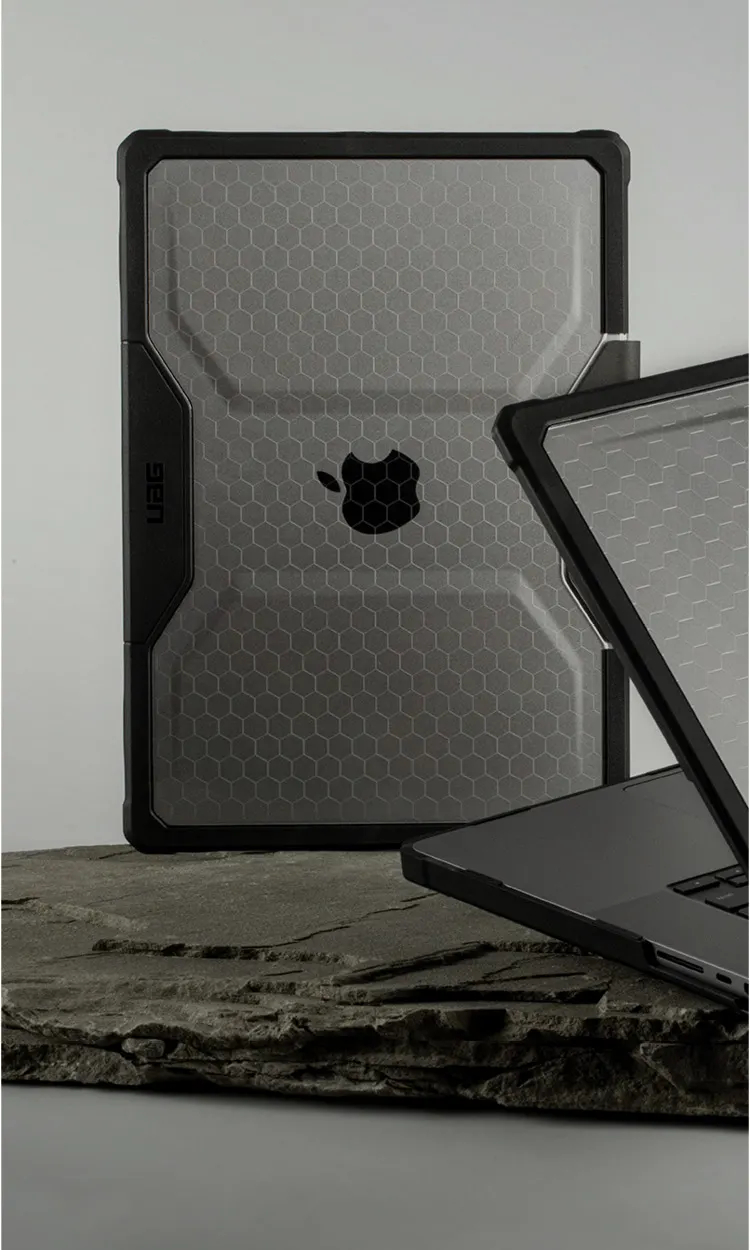 Защитный чехол UAG Plyo (134000114343) для MacBook Pro 14'' (M1 PRO / M1 MAX) (2021) (Ice) купить в интернет-магазине icover