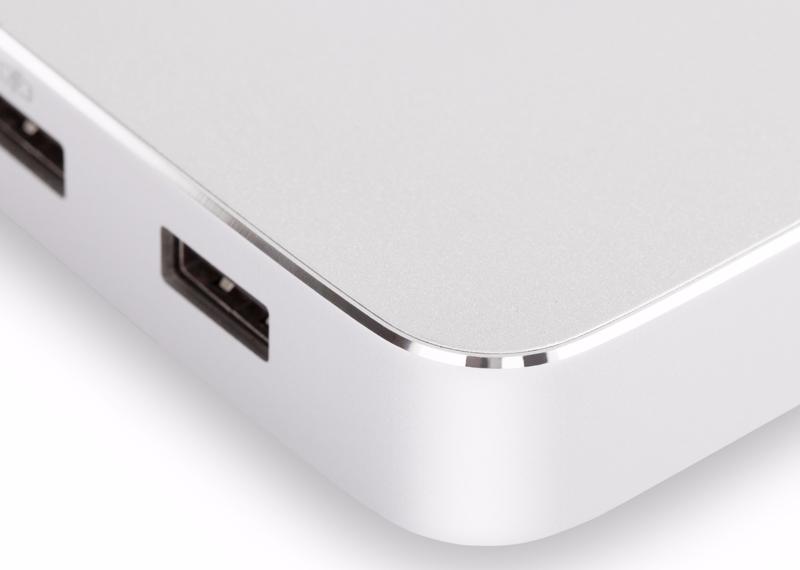Док-станция Moshi Symbus Compact USB-C Dock (99MO084209) для ноутбука с поддержкой USB-C/Thunderbolt 3 (Silver) купить в интернет-магазине icover