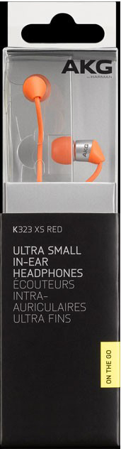 AKG K323 XS – внутриканальные наушники (Red) купить в интернет-магазине icover