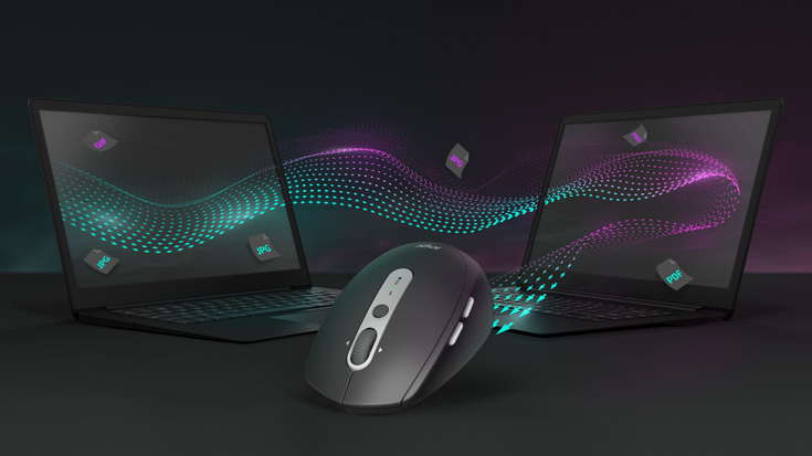 Мышь Logitech M590 Wireless Mouse Multi-Device Silent 910-005197 (Graphite Tonal) купить в интернет-магазине icover