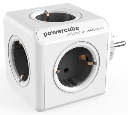 Сетевой разветвитель Allocacoc PowerCube Original 1100GY/DEORPC (Grey) купить в интернет-магазине icover
