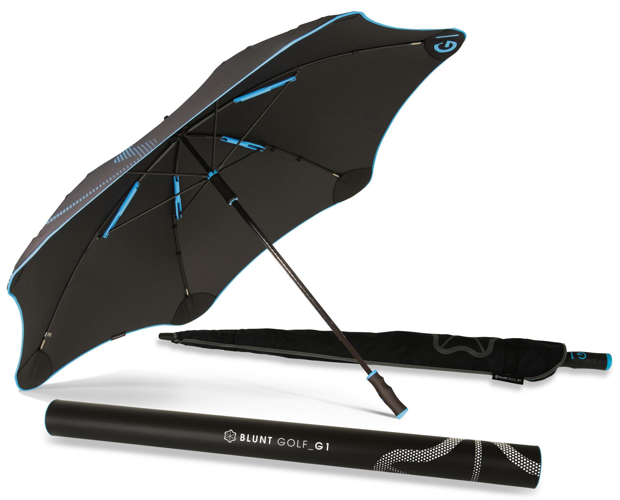 Зонт BLUNT Golf G1 (Black/Blue) купить в интернет-магазине icover