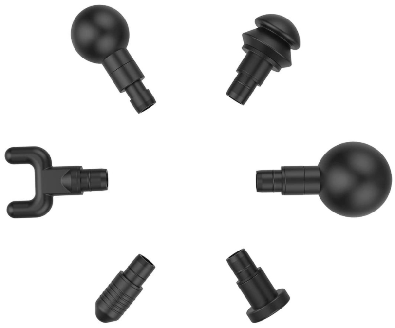 Перкуссионный массажер GESS Revolver (Black) купить в интернет-магазине icover