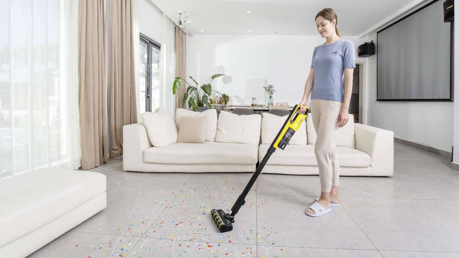 Пылесос Karcher VC 4s Cordless Plus (Yellow) купить в интернет-магазине icover