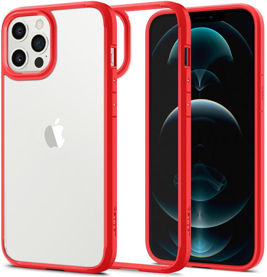 

Чехол-накладка Spigen Ultra Hybrid (ACS01620) для iPhone 12 Pro Max (Red)