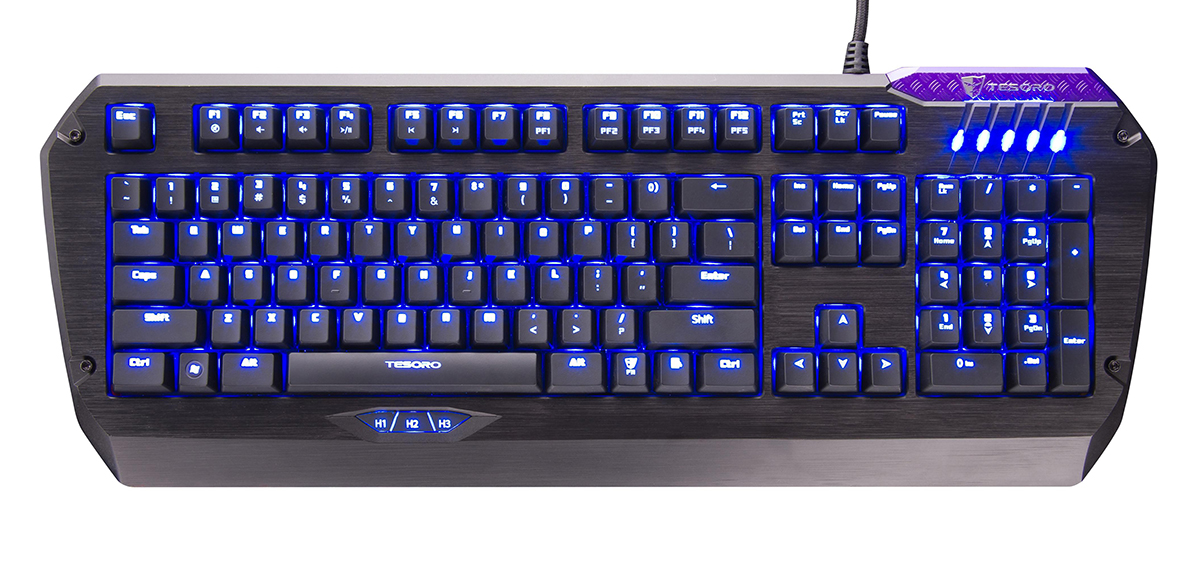 Tesoro Colada Evil TS-G3NL - игровая клавиатура (Black/Cherry MX Black) купить в интернет-магазине icover