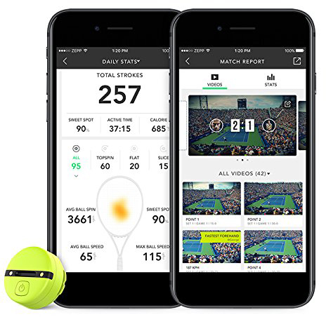 3D-датчик для игры в теннис Zepp Tennis 2 Swing Analyzer (Yellow) купить в интернет-магазине icover