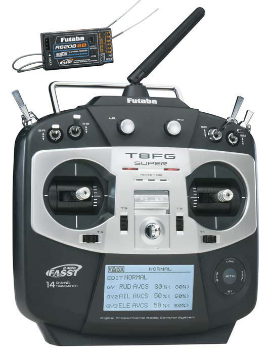 Купить futaba 8FG Super 2.4GHz 14 Channel (F24P2HX) - система