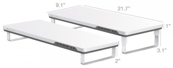 Подставка Satechi F3 Smart Monitor Stand B00LLL78RA для ноутбука или монитора (White) купить в интернет-магазине icover