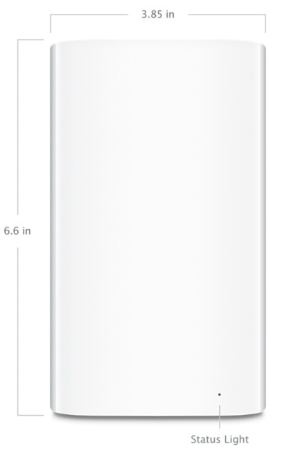 Беспроводная точка доступа Apple AirPort Time Capsule 2TB ME177RU/A (White) купить в интернет-магазине icover