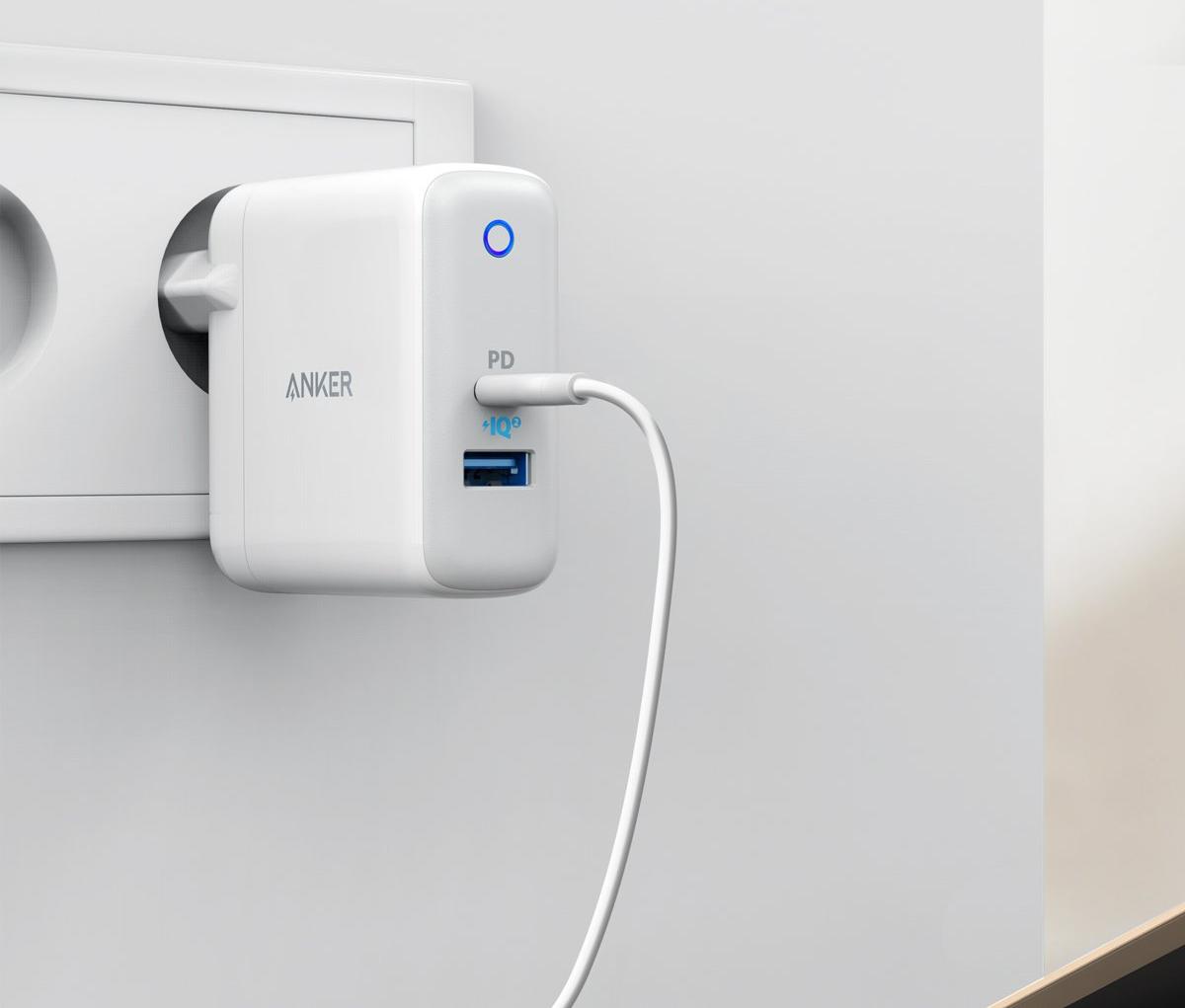 Сетевое зарядное устройство Anker Powerport 2 A2321321 (White) купить в интернет-магазине icover