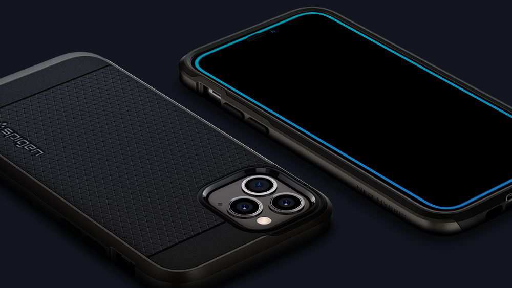 Защитное стекло Spigen Glas.tR Slim Full Cover (AGL01512) для iPhone 12/iPhone 12 Pro (Black) купить в интернет-магазине icover