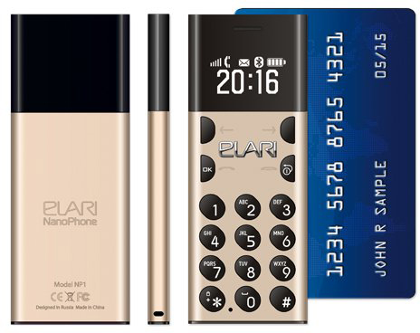 Телефон Elari NanoPhone (Gold) купить в интернет-магазине icover