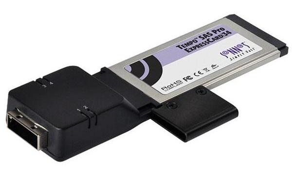 Sonnet Tempo SAS Pro ExpressCard/34 (4 ports, Windows Only) - хост-адаптер купить в интернет-магазине icover