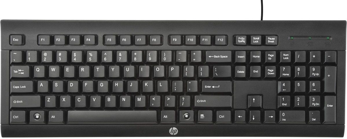 Проводная клавиатура HP K1500 (Black) купить в интернет-магазине icover