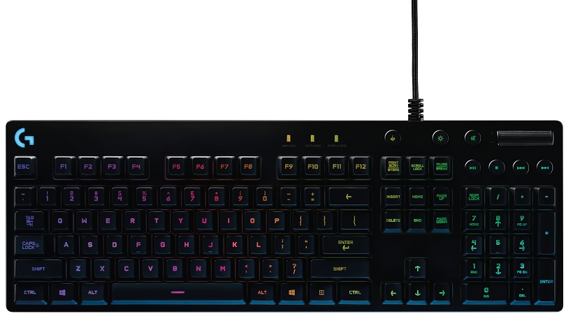Игровая клавиатура Logitech G810 Orion Spectrum 920-007750 (Black) купить в интернет-магазине icover