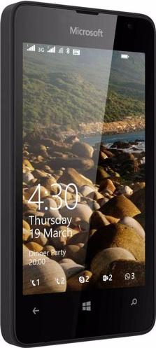 Cмартфон Microsoft Lumia 430 Dual Sim (Black) купить в интернет-магазине icover
