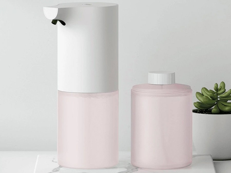 Сменный блок для дозатора мыла Xiaomi Simpleway Foaming Hand Soap (Pink) купить в интернет-магазине icover