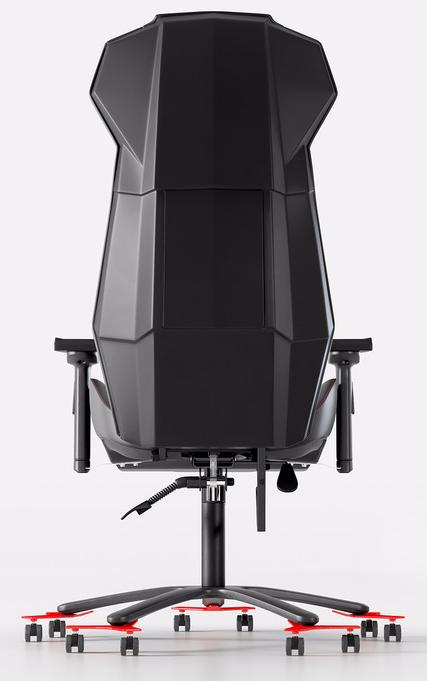 WARP Strict Line (WS3-GBK) - игровое кресло (Black) купить в интернет-магазине icover