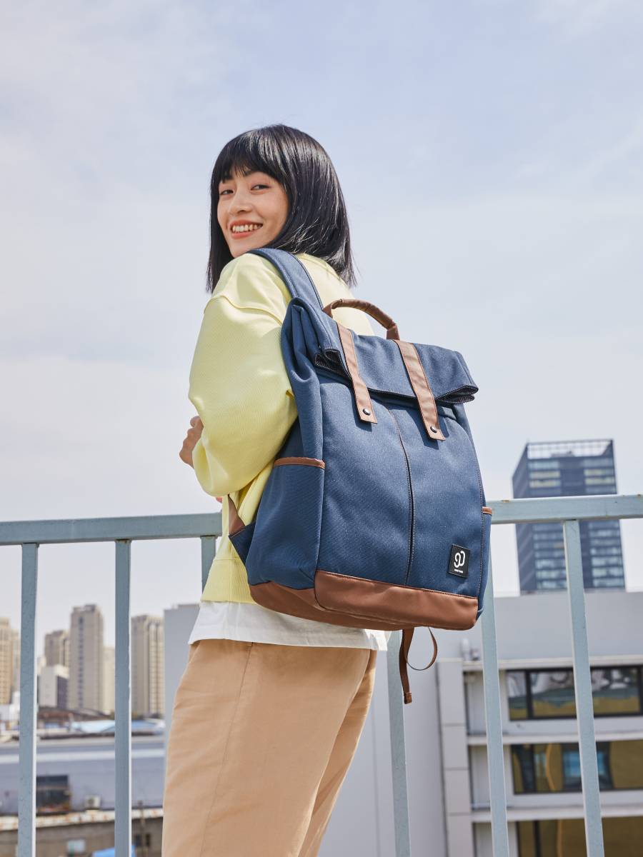 Рюкзак Ninetygo College Leisure Backpack 90BBPLF1902U-BL01 (Blue) купить в интернет-магазине icover