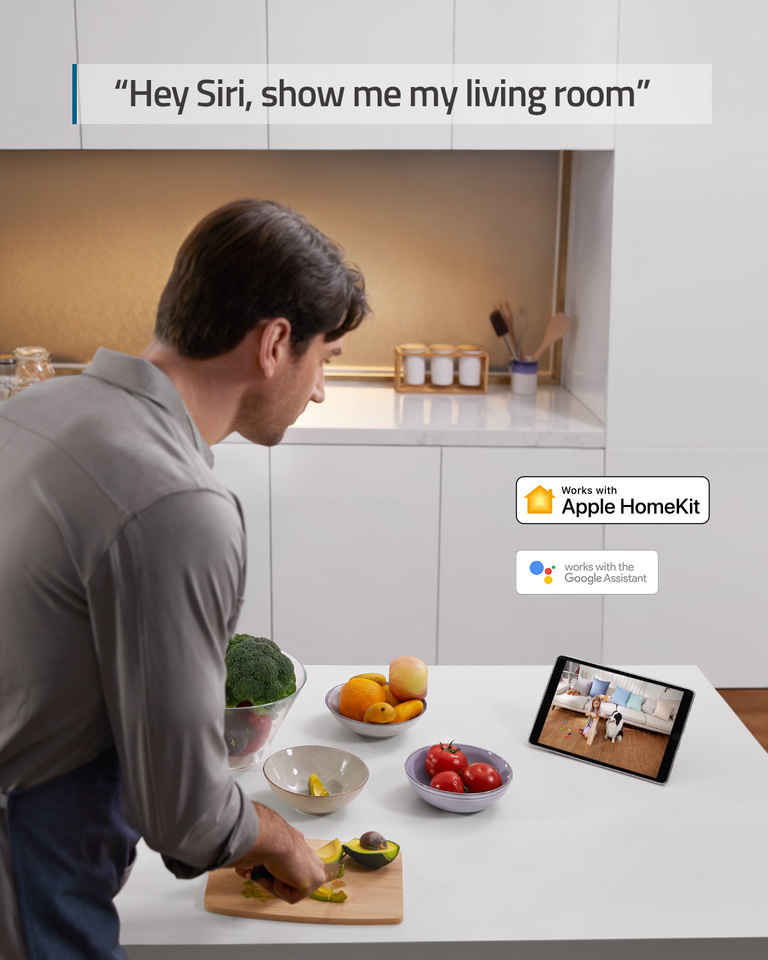 IP-камера Anker eufy Indoor Cam 2K Pan & Tilt T8410322 (White) купить в интернет-магазине icover