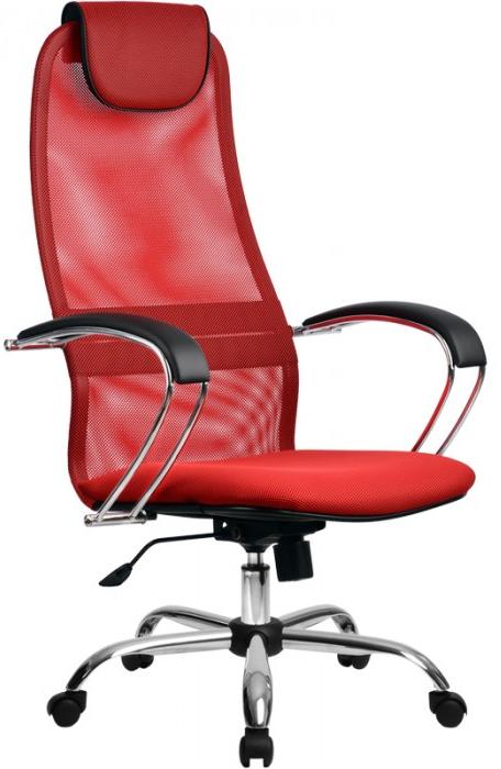 

Офисное кресло METTA BK-8 (Red/Chrome), BK-8