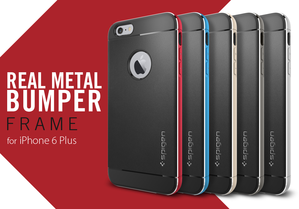 Spigen Neo Hybrid Metal (SGP11070) - чехол для iPhone 6 Plus 5.5" (Metal Satin Silver) Spigen Neo Hybrid Metal (SGP11070) - чехол для iPhone 6 Plus 5.5" (Metal Satin Silver)