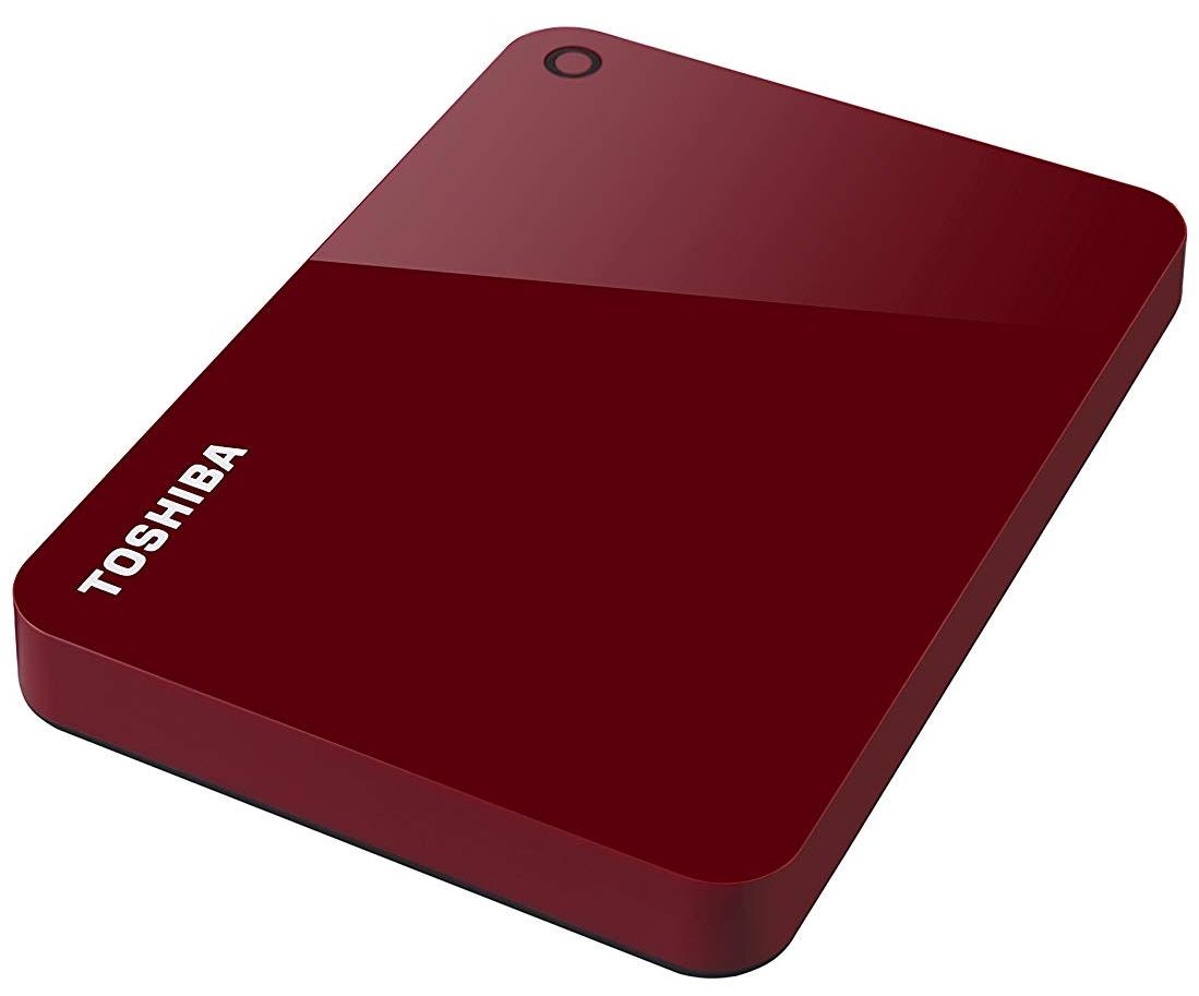 Внешний накопитель Toshiba Canvio Advance 2.5'' 2Tb HDD HDTC920ER3AA (Red) купить в интернет-магазине icover