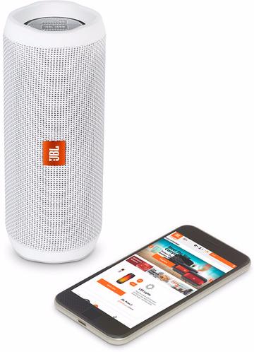 Беспроводная колонка JBL Flip 4 JBLFLIP4WHT (White) купить в интернет-магазине icover