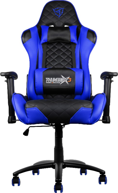 Игровое кресло ThunderX3 TGC12 TX3-12BB (Blue/Black) купить в интернет-магазине icover