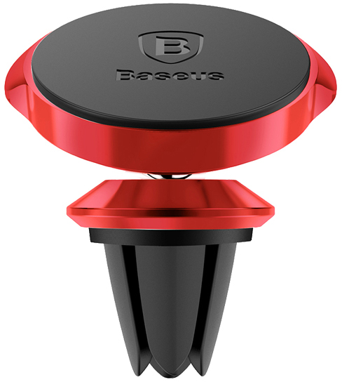 Магнитный держатель в дефлектор Baseus Small Ears Series Magnetic Suction Bracket SUER-A09 для смартфонов (Red) купить в интернет-магазине icover