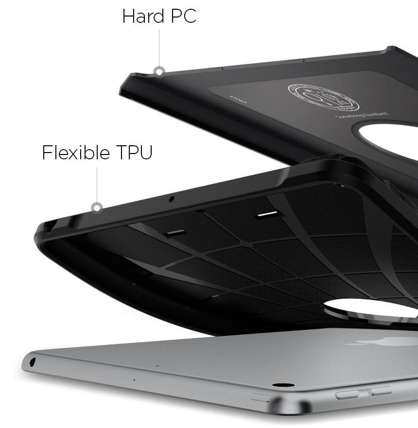 Чехол Spigen Tough Armor (053CS21820) для iPad 9.7" (Black) купить в интернет-магазине icover