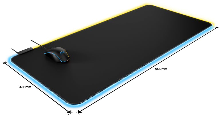 Игровой коврик для мыши HyperX Pulsefire Mat RGB (HMPM1R-A-XL) купить в интернет-магазине icover