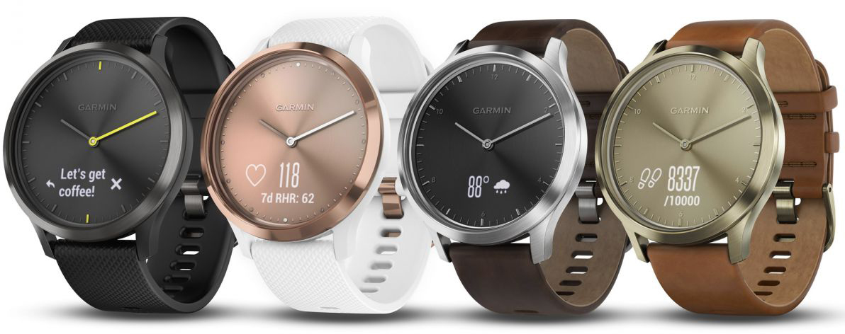 Умные часы Garmin Vivomove HR Sport S/M 010-01850-22 (Rose Gold/White) купить в интернет-магазине icover