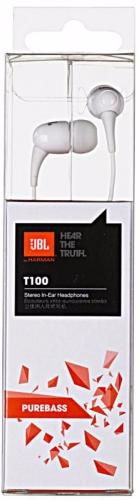 Внутриканальные наушники JBL T100 T100WHTNP (White) купить в интернет-магазине icover