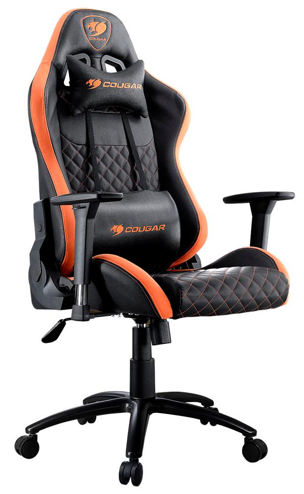 Кресло компьютерное Cougar Rampart (Black/Orange) купить в интернет-магазине icover