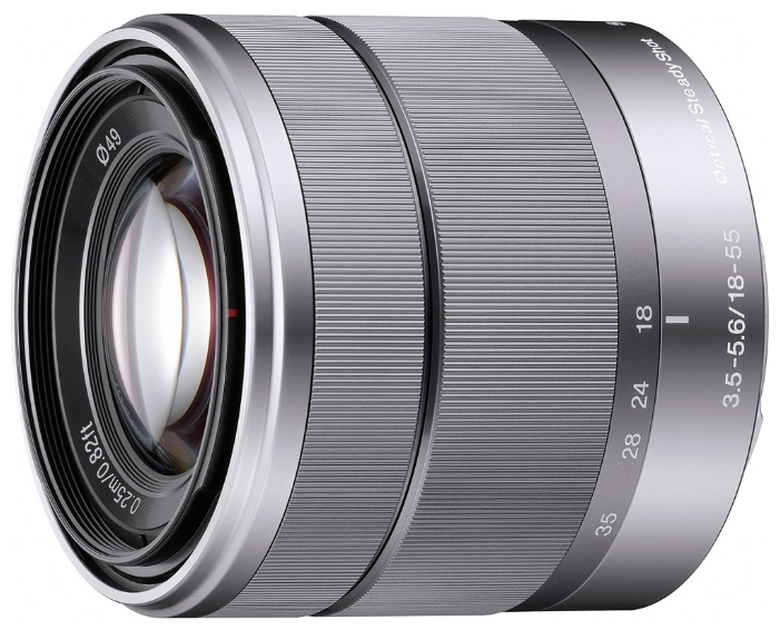 Sony 18-55mm f/3.5-5.6 E OSS (SEL-1855) - объектив  для Sony NEX (Silver) купить в интернет-магазине icover
