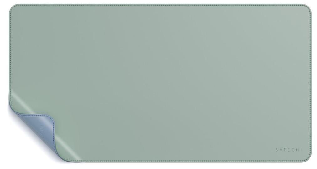 Коврик для мыши Satechi Dual Side Eco-Leather Deskmate ST-LDMBL (Blue/Green) купить в интернет-магазине icover