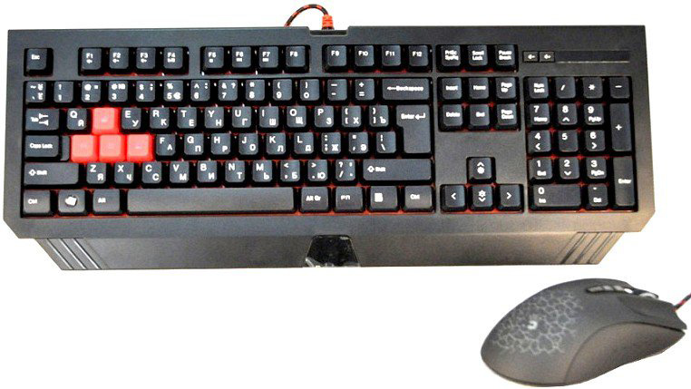A4Tech Bloody Q1500/B1500 - игровой комплект клавиатура+мышь (Q110+Q9) купить в интернет-магазине icover