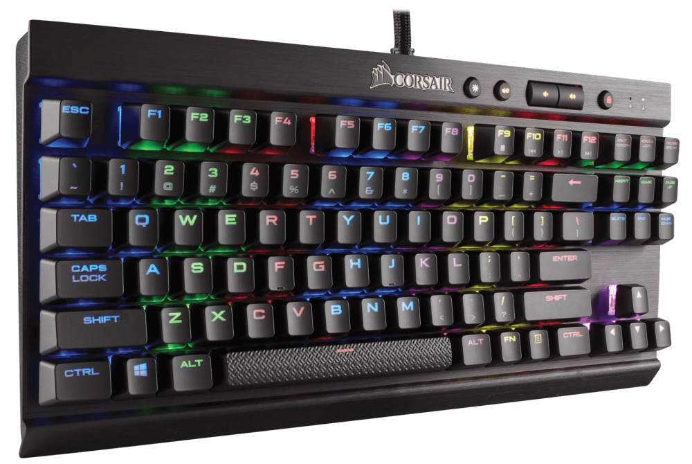 Игровая клавиатура Corsair Gaming K65 RGB RapidFire CH-9110014-RU (Black) купить в интернет-магазине icover