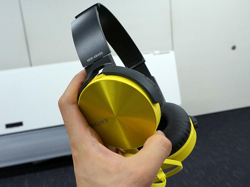 Sony MDR-XB450AP/Y - накладные наушники (Yellow) купить в интернет-магазине icover