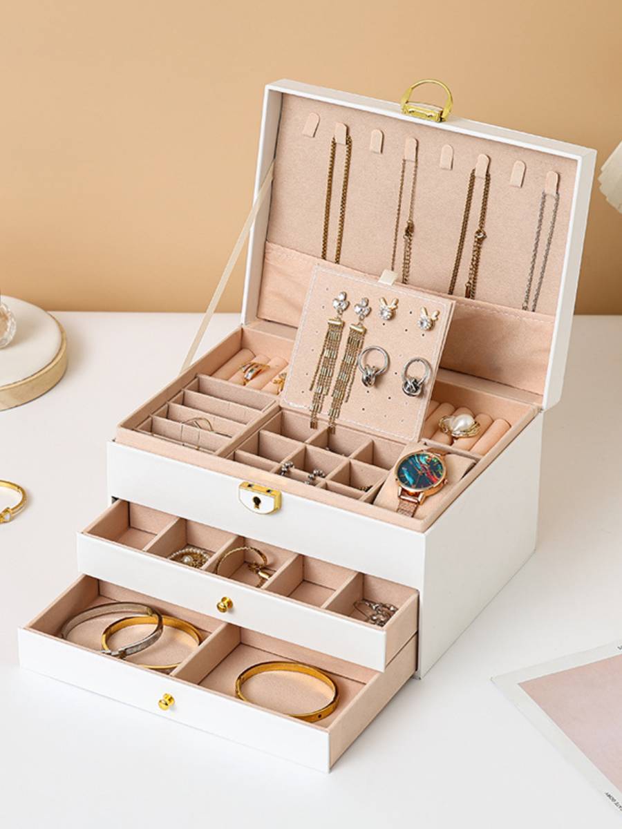 Шкатулка для украшений Ridberg 2 ящика (White) купить в интернет-магазине icover