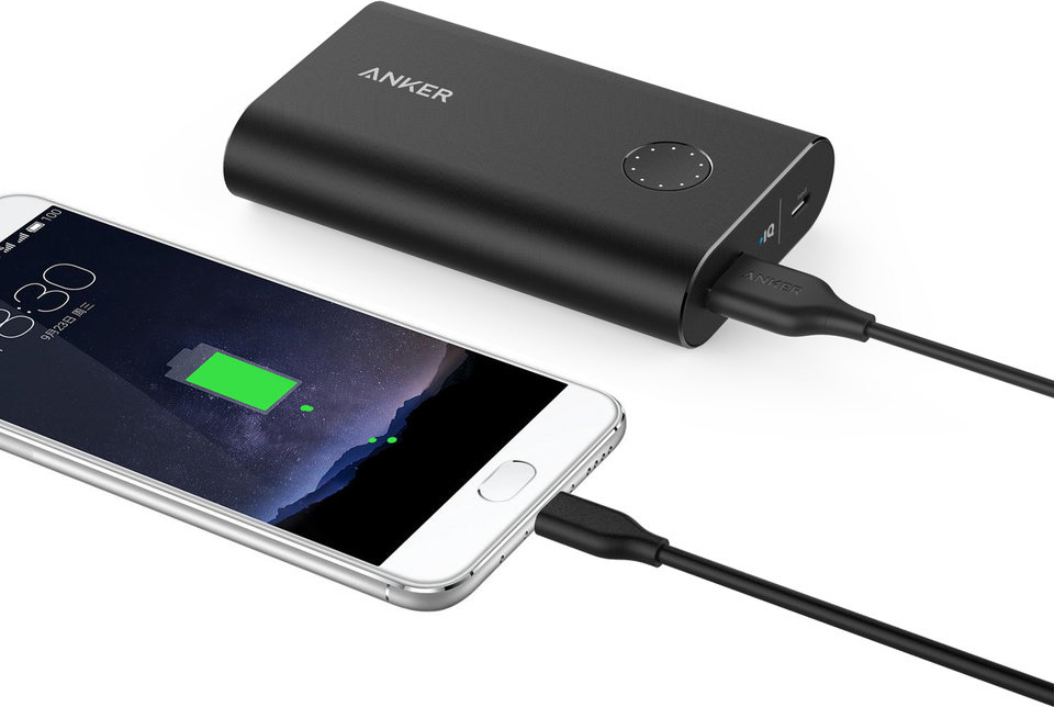 Кабель Anker Powerline 0.9 м (A8163H11) USB-C to USB 3.0 (Black) купить в интернет-магазине icover