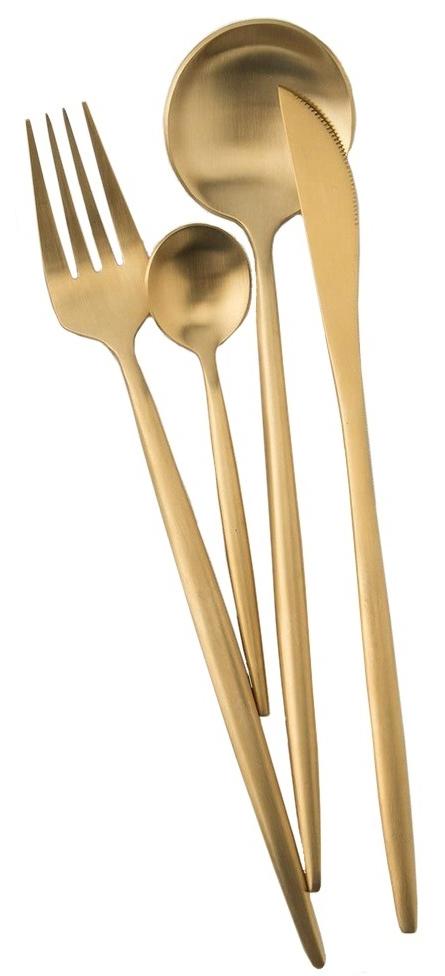 

Набор столовых приборов Xiaomi Maison Maxx Stainless Steel Modern Flatware Set (Gold)